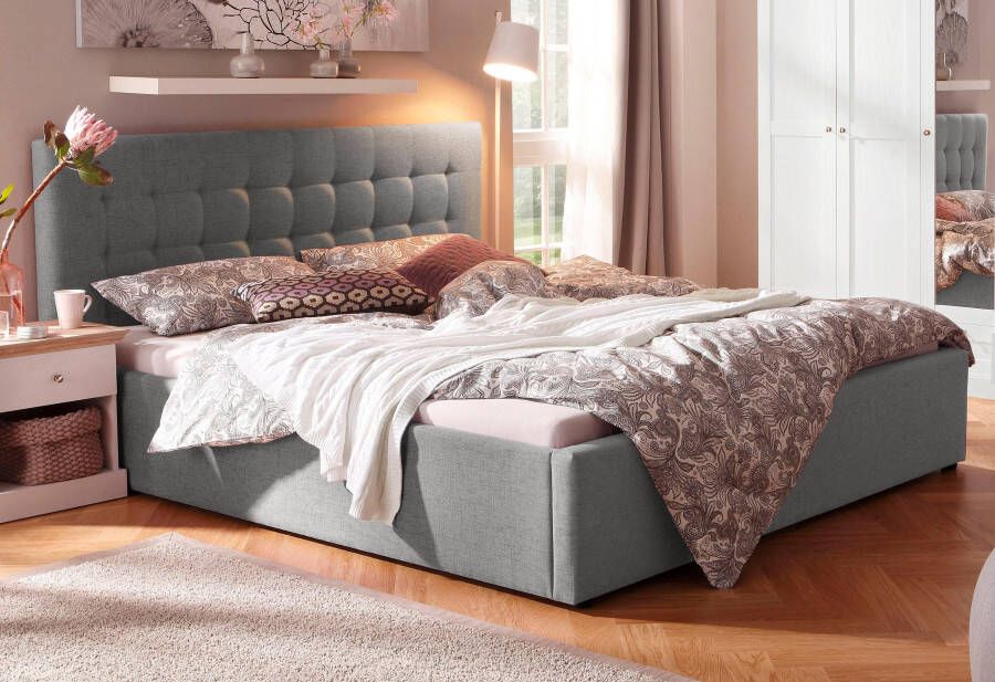 Home affaire Gestoffeerd bed Hamar knoopstiksels in het hoofdeinde tot 250 KG belastbaar - Foto 10