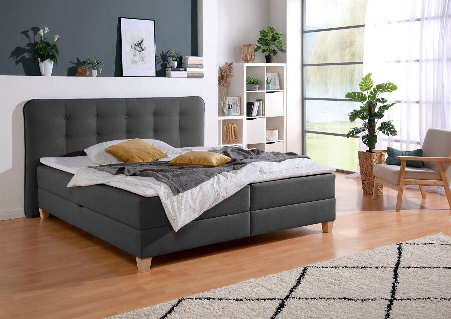 Home affaire Boxspring inclusief topmatras van koudschuim en bedkist - Foto 7