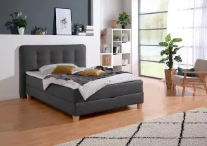 Home affaire Boxspring inclusief topmatras van koudschuim en bedkist