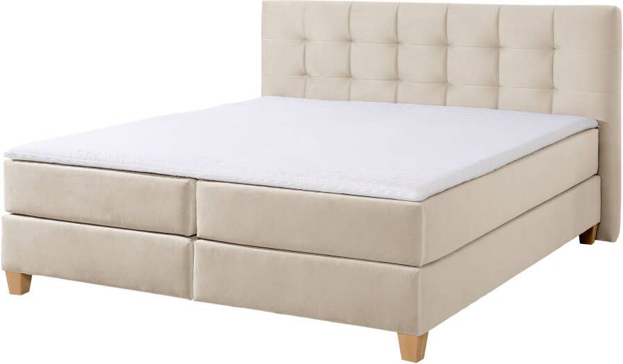 Home affaire Boxspring Moulay incl. topmatras in extra lang 220 cm 3 hardheden ook in h4 - Foto 9