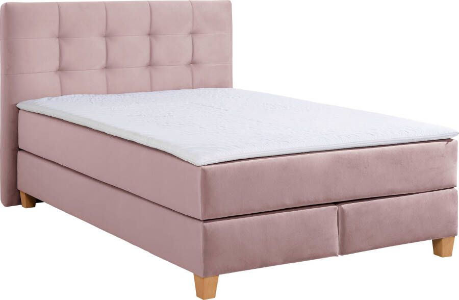 Home affaire Boxspring Moulay incl. topmatras in extra lang 220 cm 3 hardheden ook in h4 - Foto 9