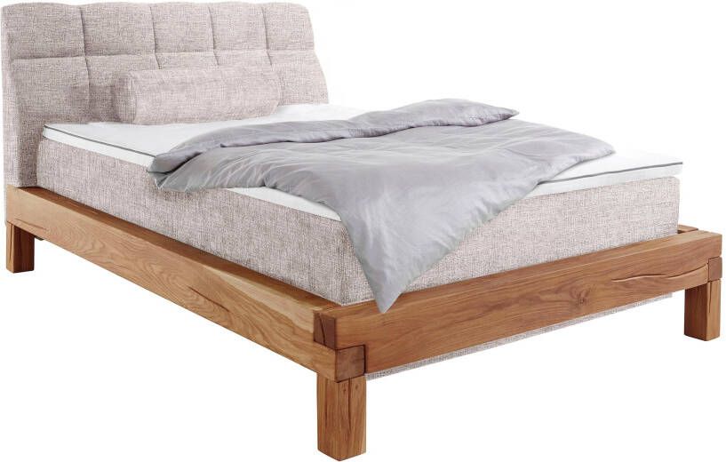 Home affaire Boxspring Villads Ligoppervlak: 140x200 cm van balkeiken inside-boxspringonderbouw