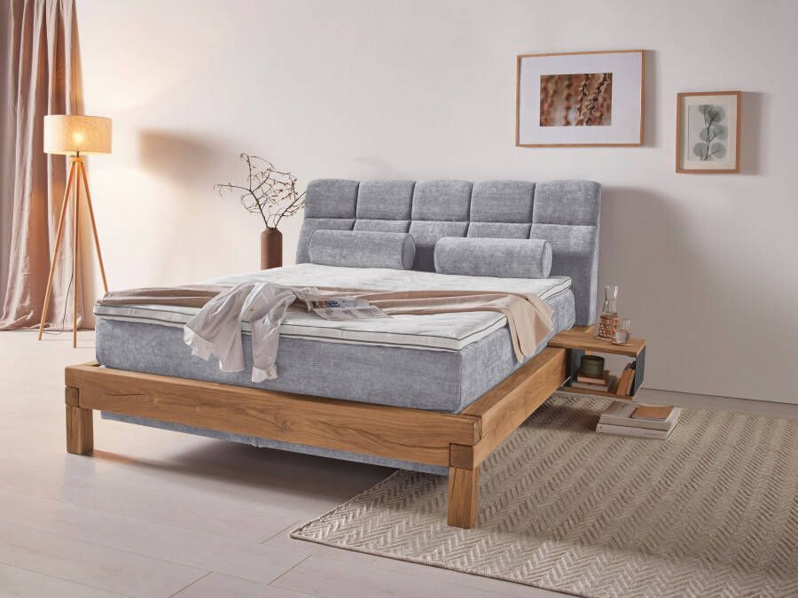 Home affaire Boxspring Villads Ligoppervlak: 160x200 cm van balkeiken inside-boxspringonderbouw - Foto 11