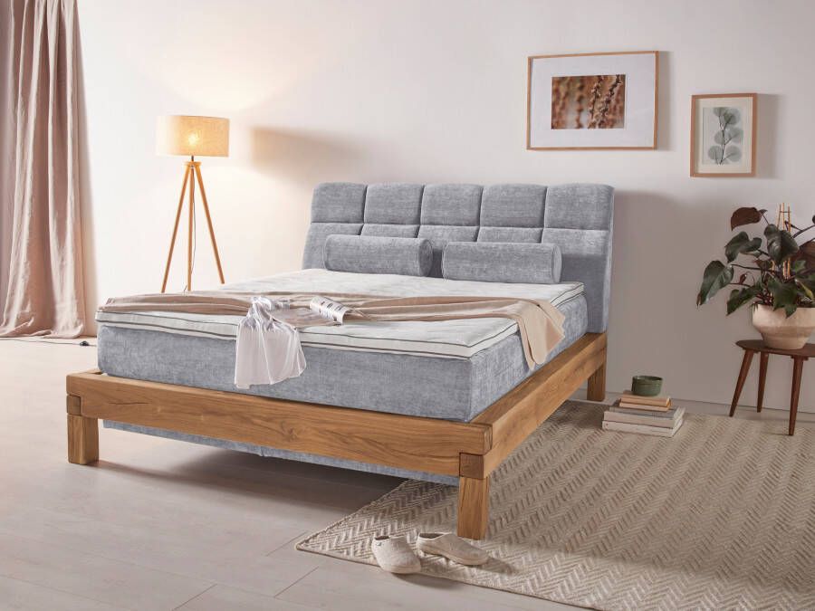Home affaire Boxspring Villads Ligoppervlak: 160x200 cm van balkeiken inside-boxspringonderbouw