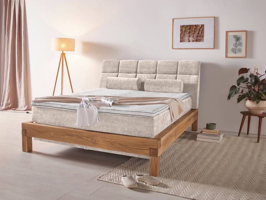 Home affaire Boxspring Villads Ligoppervlak: 160x200 cm van balkeiken inside-boxspringonderbouw - Foto 11