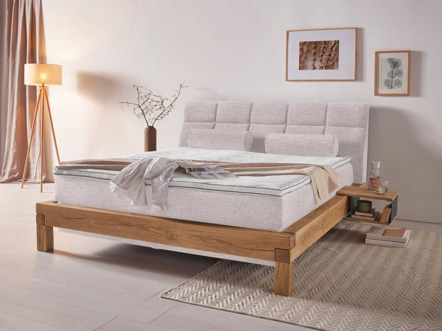 Home affaire Boxspring Villads Ligoppervlak: 180x200 cm inside-boxspringonderbouw gerecyclede stoffen
