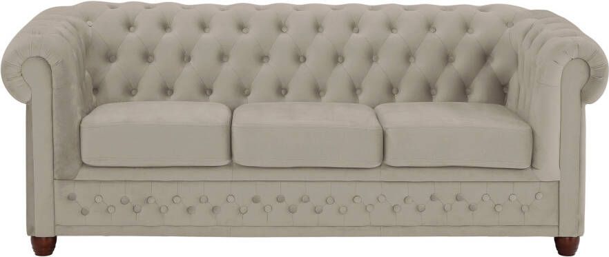 Home affaire Chesterfield-bank New Castle met hoogwaardige capitonnage in chesterfield-design bxdxh: 203x86x72