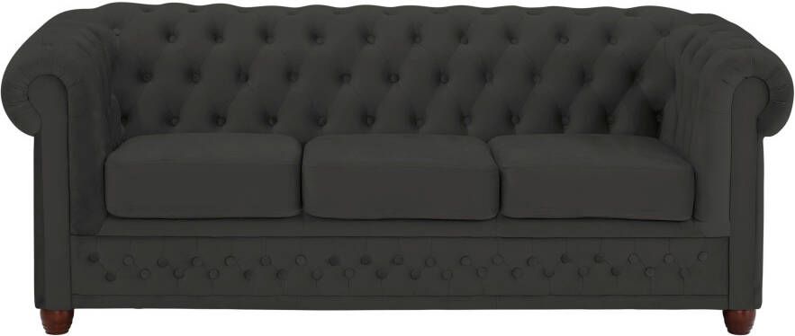 Home affaire Chesterfield-bank New Castle met hoogwaardige capitonnage in chesterfield-design bxdxh: 203x86x72