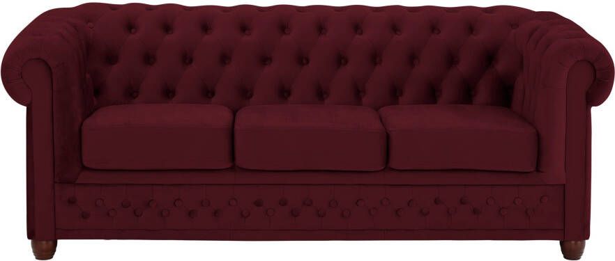 Home affaire Chesterfield-bank New Castle met hoogwaardige capitonnage in chesterfield-design bxdxh: 203x86x72