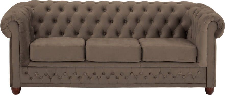 Home affaire Chesterfield-bank New Castle met hoogwaardige capitonnage in chesterfield-design bxdxh: 203x86x72