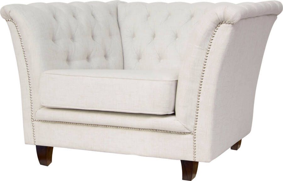 Home affaire Chesterfield-fauteuil Derby passend bij de bekleding 'derby' met sierstuds en capitonnage - Foto 7