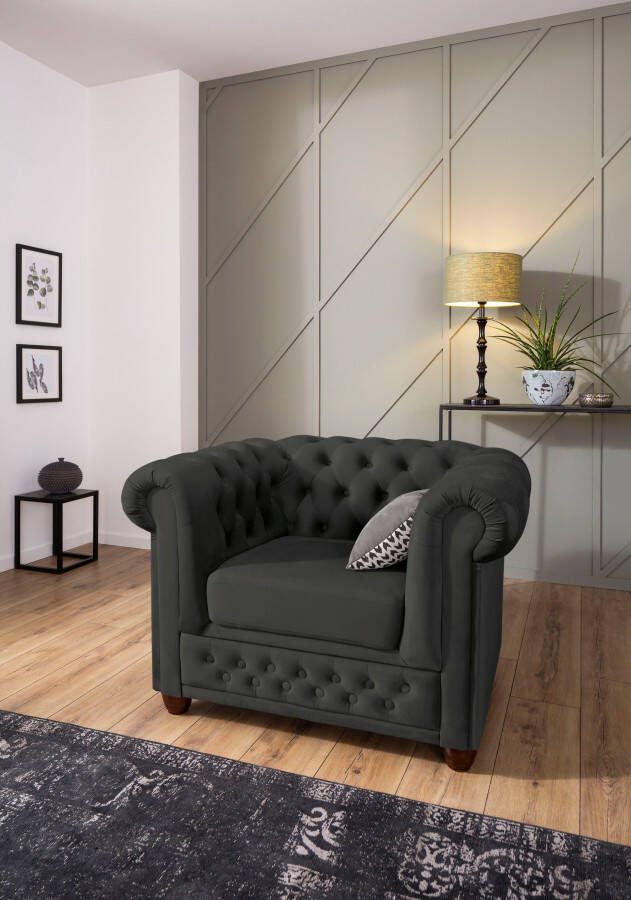 Home affaire Chesterfield-fauteuil New Castle Sessel hoogwaardige capitonnage bxdxh: 104x86x72 cm - Foto 7