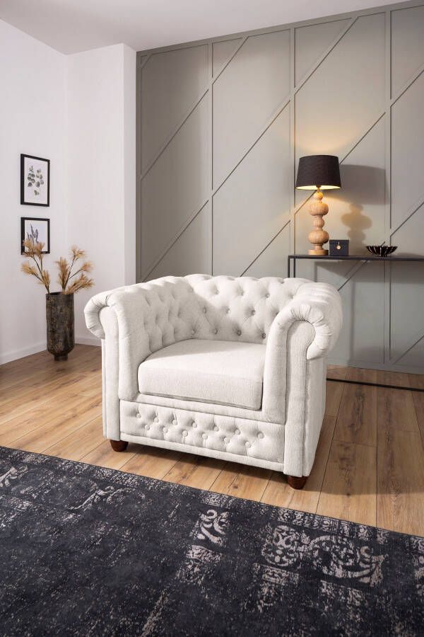 Home affaire Chesterfield-fauteuil New Castle Sessel hoogwaardige capitonnage bxdxh: 104x86x72 cm - Foto 8