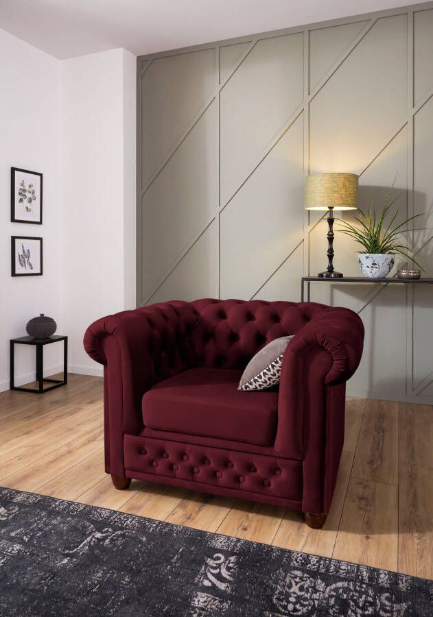 Home affaire Chesterfield-fauteuil New Castle Sessel hoogwaardige capitonnage bxdxh: 104x86x72 cm - Foto 8