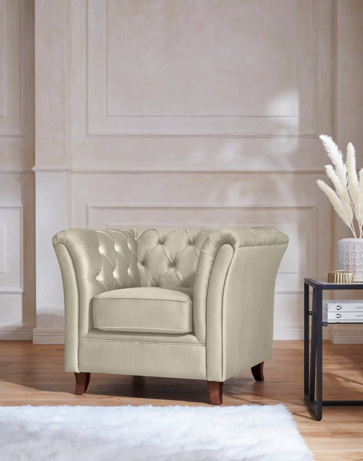 Home affaire Chesterfield-fauteuil Reims met echte chesterfield-capitonnage uitstekende verwerking - Foto 9