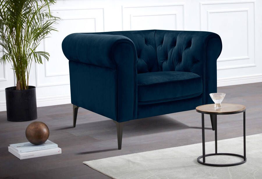 Home affaire Chesterfield-fauteuil Tobol in modern chesterfield design