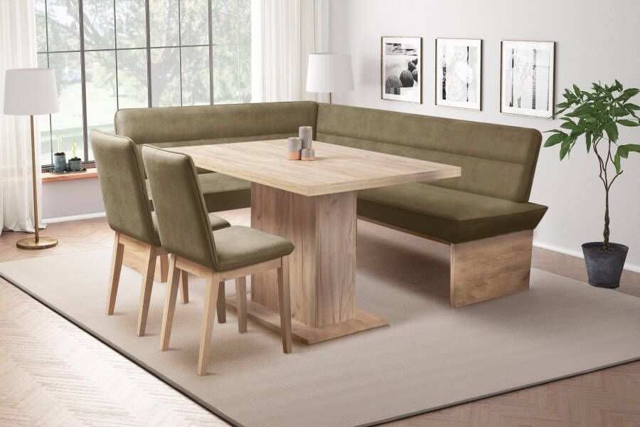 Home affaire Eethoek Beluna + Cross eethoek zitgroep hoekbank keukenbank BESTSELLER (set 4-delig) - Foto 8