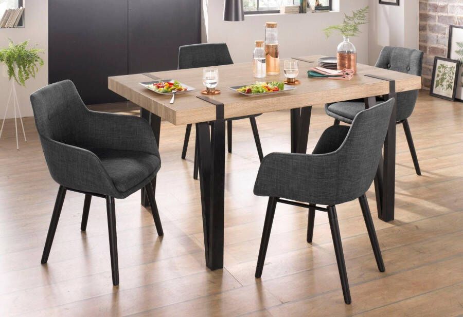 Home affaire Eethoek Sanchez en Bradford met tafel breedte 150 cm (set 5-delig) - Foto 9