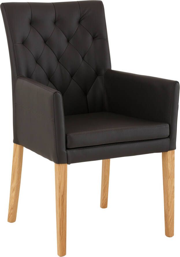 Home affaire Eetkamerstoel Colorado BESTSELLER met massief houten onderstel - Foto 7