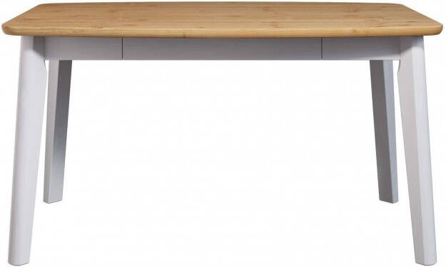 Home affaire Eettafel Palermo multifunctionele tafel werktafel bureau met opbergruimte opklapbaar blad home office bureau massief hout - Foto 7