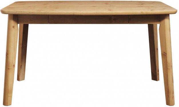 Home affaire Eettafel Palermo multifunctionele tafel werktafel bureau met opbergruimte opklapbaar blad home office bureau massief hout - Foto 7