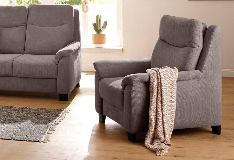 Home affaire Fauteuil Bocca met binnenvering incl. verstelbare hoofdsteun