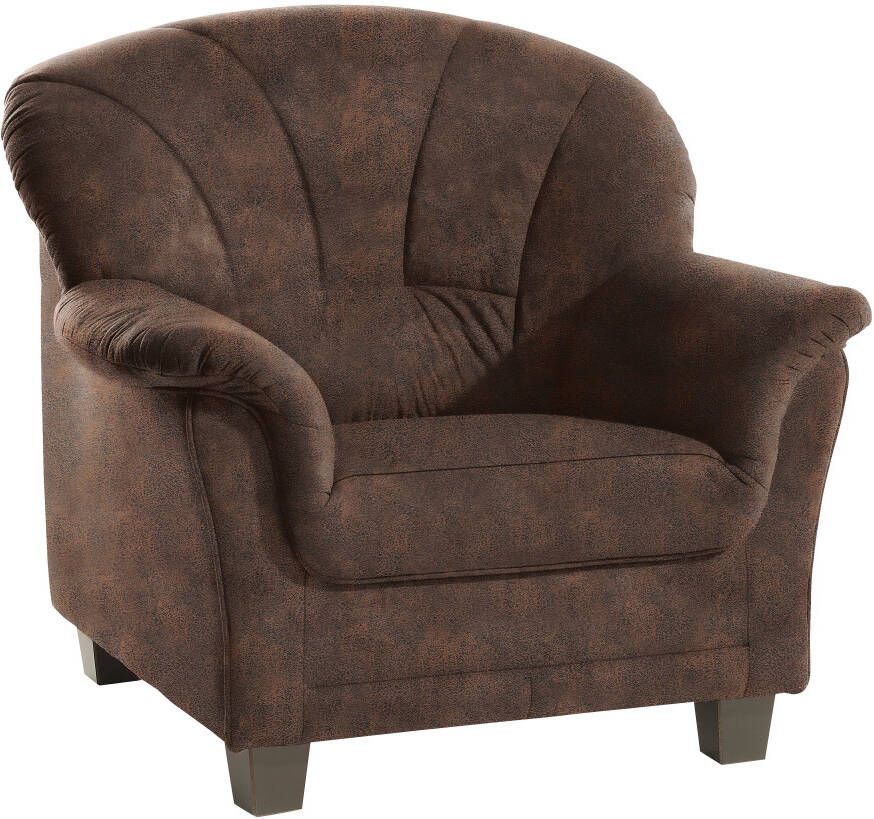 Home affaire Fauteuil Camelita tijdloos comfortabele armleuningen ook in leer breedte 93cm (set) - Foto 7