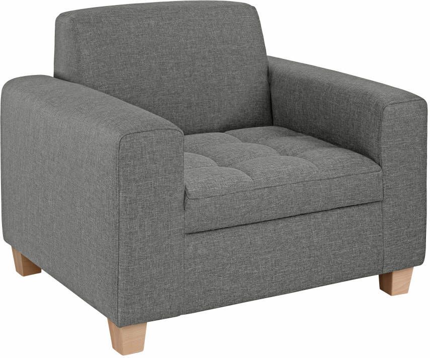 Home affaire Fauteuil Corby Quilten op de zitting