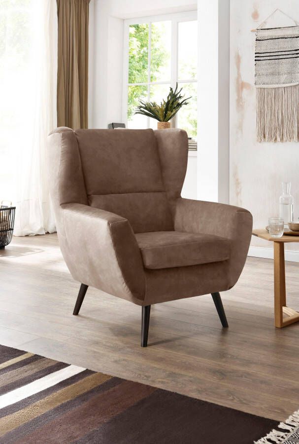 Home affaire Fauteuil Forli ook in naturleder