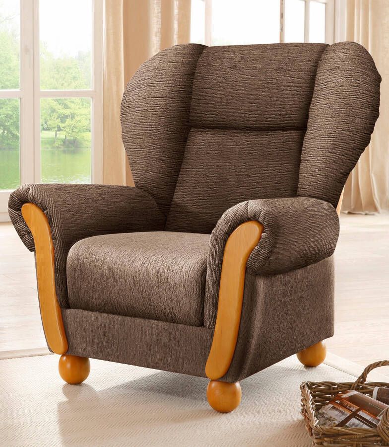 Home affaire Fauteuil Milano Stoel met hoge rugleuning (set) - Foto 4