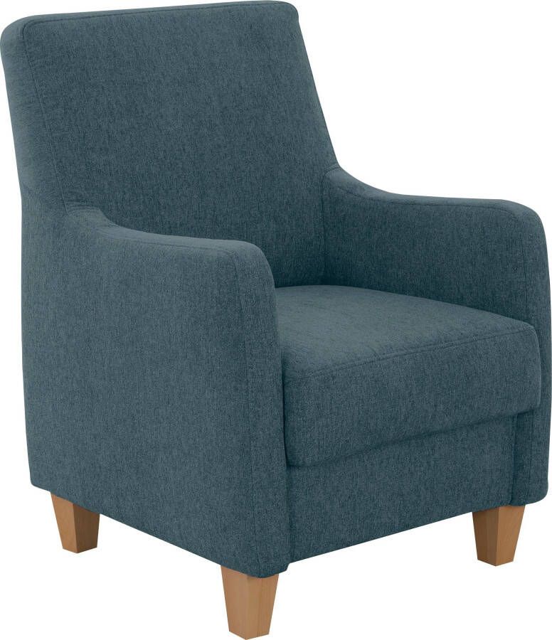 Home affaire Fauteuil Palmera Binnenveringsinterieur in 5 stofkwaliteiten