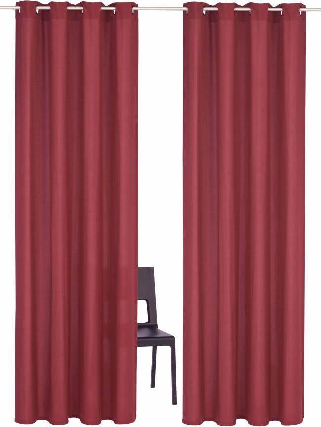 My home Gordijn Parry set van 2 ondoorzichtig monochroom basic (2 stuks) - Foto 5
