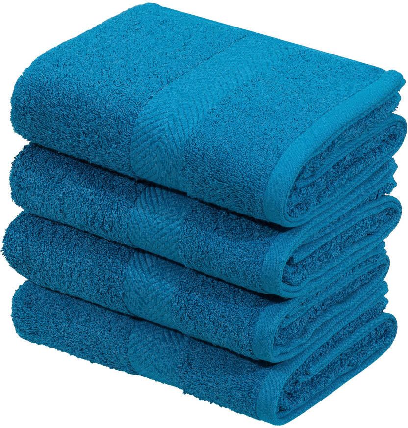 My home Handdoeken Eva 4 handdoeken 50x100 Premium-kwaliteit 550g m² (4 stuks)