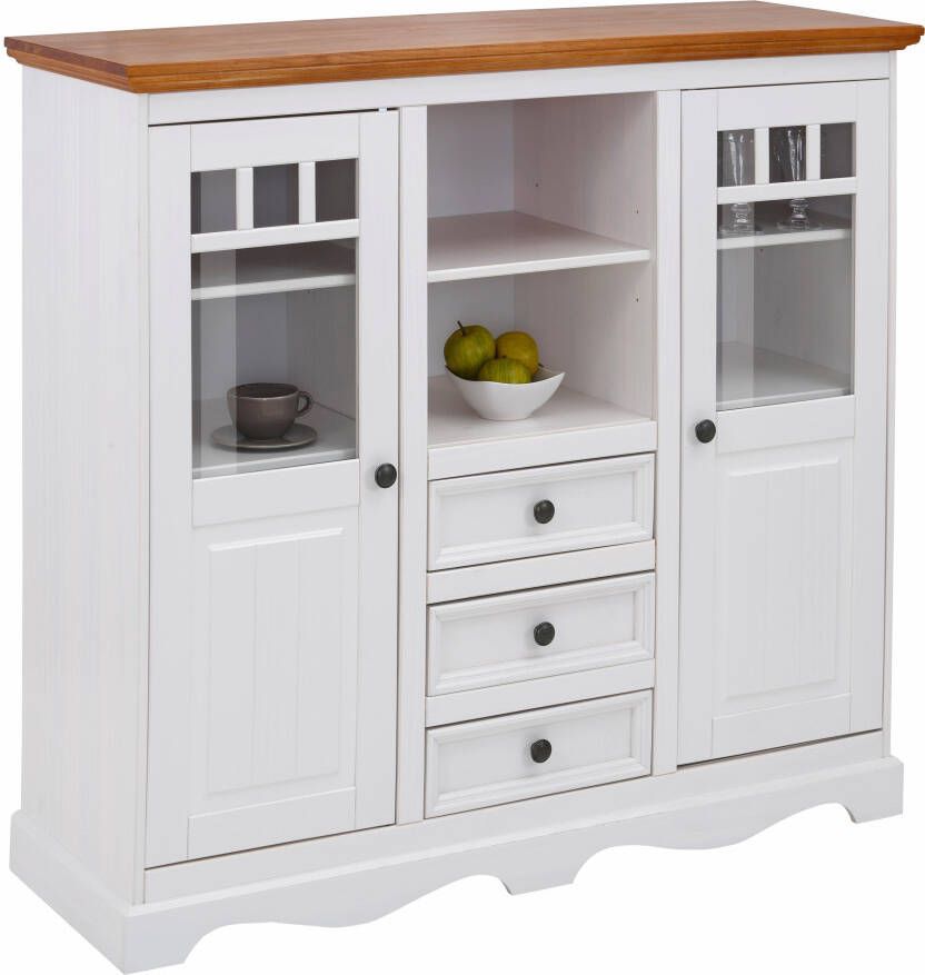 Home affaire Highboard MELISSA Breedte 132 cm