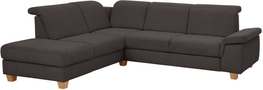 Home affaire Hoekbank Dalia L-vorm met binnenveringsinterieur naar keuze met slaapfunctie bedkist - Foto 5