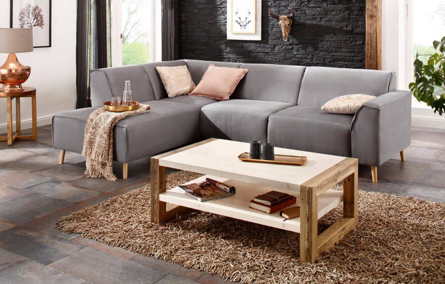 Home affaire Hoekbank Julia tijdloze en elegante bank hoog zitcomfort L-vorm - Foto 13