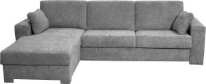 Home affaire Hoekbank Roma "L" Bedfunctie met vering lattenbodem en echte matras. Om uit te klappen in hoge kwaliteit met bedkist Afmeting liggend ca 163x198 cm met 2 sierkussen