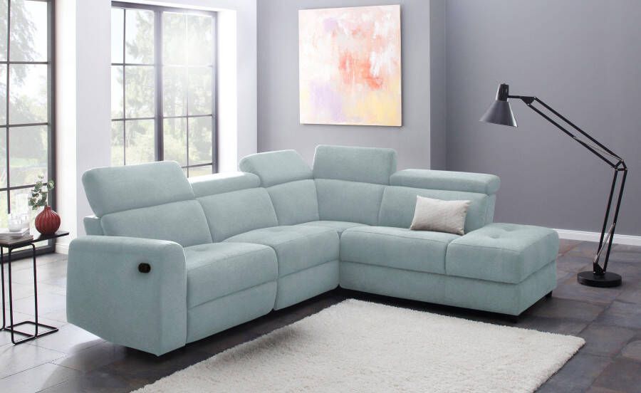 Home affaire Hoekbank Sentrano L-vorm 273 cm man. of electr. relaxfunctie en usb kopverstelling - Foto 8