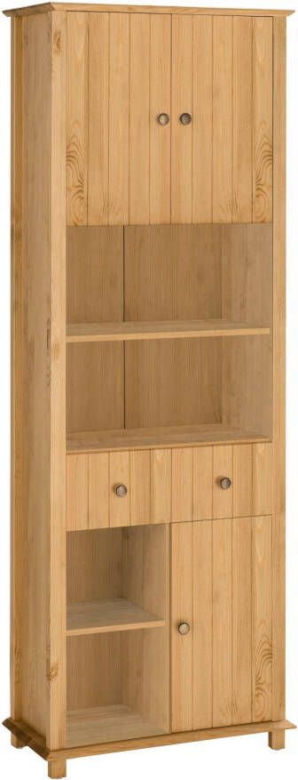 Home affaire Hoge kast Vili Breedte 60 cm 2 laden 3 deuren