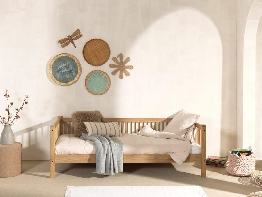 Home affaire 1-persoonsledikant Forrest 90 200 van massief eikenhout geoliede oppervlakte stevig gebouwd - Foto 4