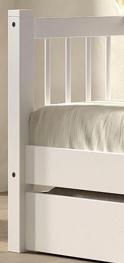 Home affaire 1-persoonsledikant met lf 90x200 cm optioneel met of zonder bedlade beuken wit - Foto 4