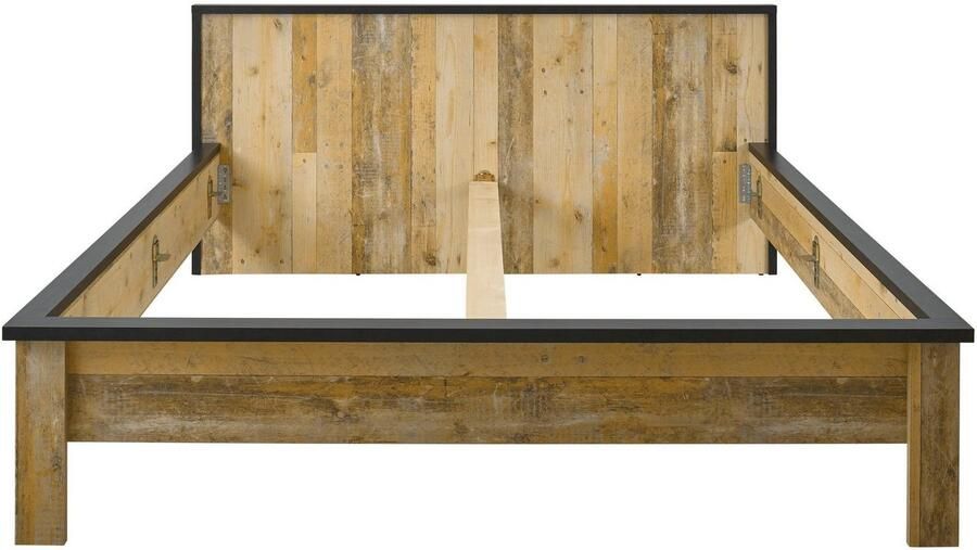 Home affaire 1-persoonsledikant SHERWOOD ligoppervlak 90 140 of 180x200 cm van fsc -gecertificeerd houtmateriaal rustieke landhuisstijl - Foto 6