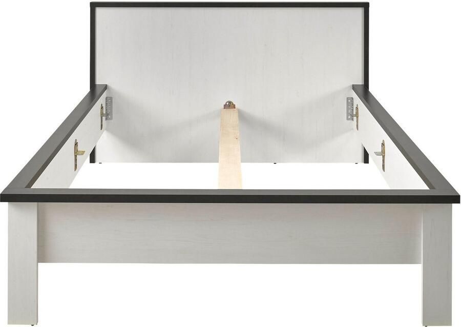 Home affaire 1-persoonsledikant SHERWOOD ligoppervlak 90 140 of 180x200 cm van fsc -gecertificeerd houtmateriaal rustieke landhuisstijl - Foto 5