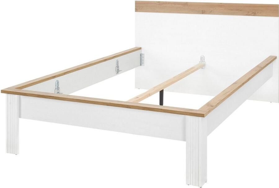 Home affaire 1-persoonsledikant WESTMINSTER bed in landelijke stijl tweepersoonsbed bedframe in verschillende kleuren beschikbaar ligoppervlak 90 140 180x200 cm - Foto 2