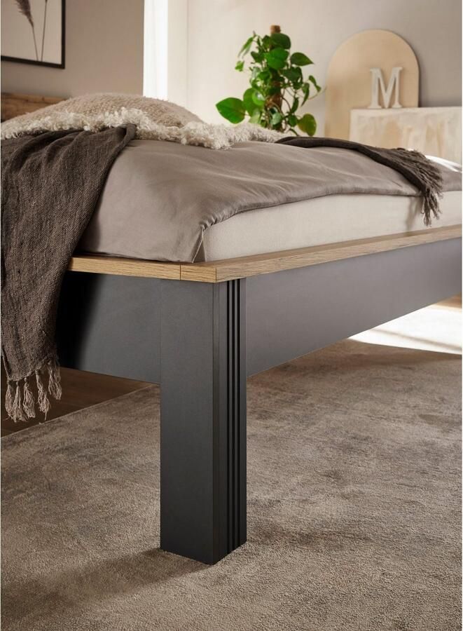 Home affaire 1-persoonsledikant WESTMINSTER bed in landelijke stijl tweepersoonsbed bedframe in verschillende kleuren beschikbaar ligoppervlak 90 140 180x200 cm - Foto 5