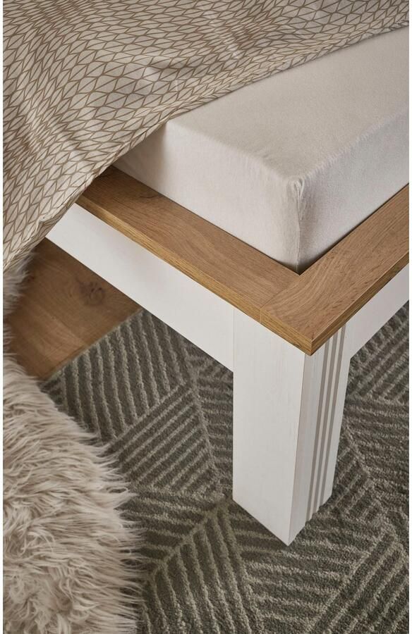 Home affaire 1-persoonsledikant WESTMINSTER bed in landelijke stijl tweepersoonsbed bedframe in verschillende kleuren beschikbaar ligoppervlak 90 140 180x200 cm - Foto 6