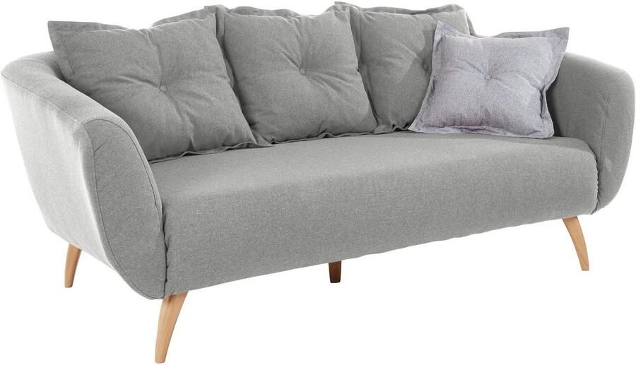 Home affaire 2 5-zitsbank Baggio modern en romantisch design comfortabel - Foto 4