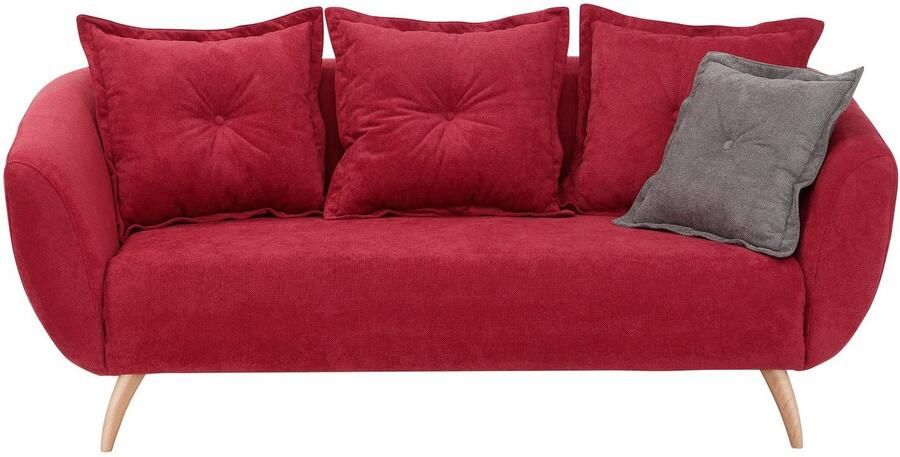 Home affaire 2 5-zitsbank Baggio modern en romantisch design comfortabel