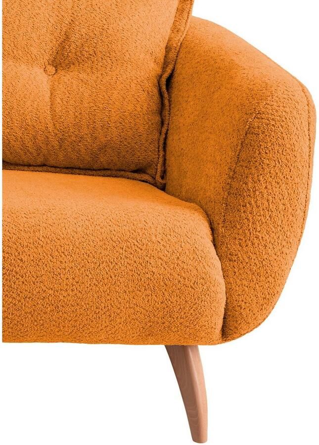 Home affaire 2 5-zitsbank Baggio modern en romantisch design comfortabel - Foto 2