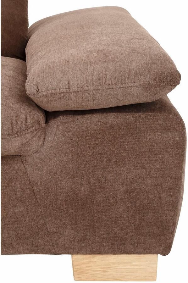 Home affaire 2 5-zitsbank Bergamo multifunctionele bank elegant en comfortabel met verstelbare armleuning en rugleuning binnenvering - Foto 5